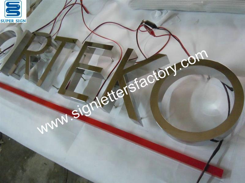 halo illumination LED shop sign